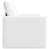 vidaXL Schlafsofa 60cm Wei&szlig; Kunstleder