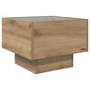 vidaXL Couchtisch Artisan-Eiche 40 x 40 x 30 cm Holzwerkstoff
