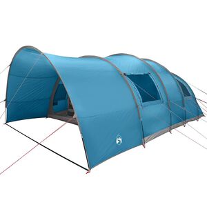 vidaXL Tunnelzelt mit Dach mit Speicher Blau 710 x 460 x 245 cm