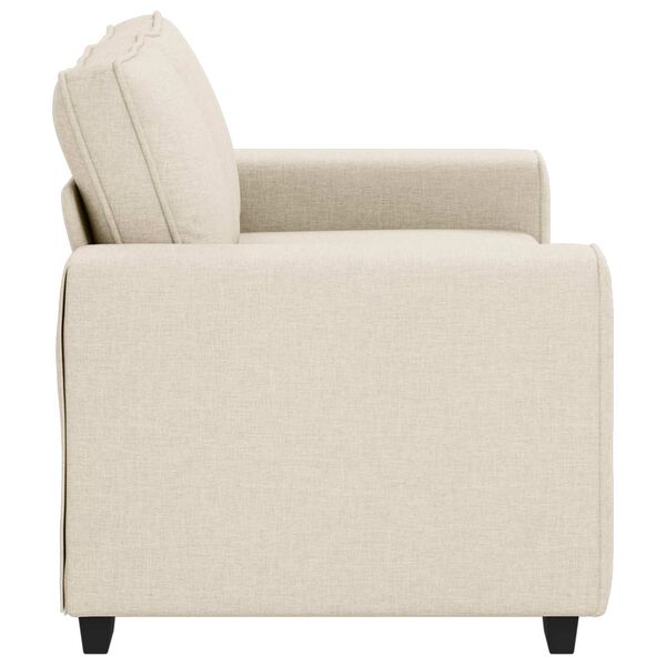 vidaXL | Sofa | mit Kissen mit Kissen Beige 160 x 77 x 82 cm Leinen