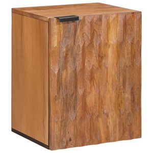 vidaXL Badezimmer H&auml;ngeschrank Braun 38 x 33 x 48 cm Massivholz Mango