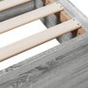 vidaXL Bettgestell mit Schubladen Grau Sonoma 120x190 cm Holzwerkstoff
