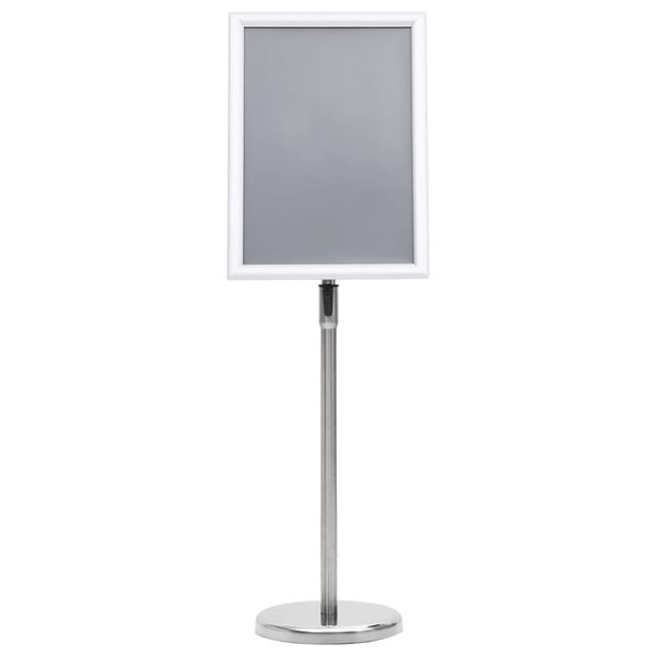 vidaXL A3-Plakatst&auml;nder Silbern Aluminiumlegierung