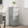 vidaXL Aufbewahrungsschrank Beton Grau 40 x 48 x 105 cm Holzwerkstoff
