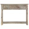 vidaXL Konsolentisch 100x30x76 cm Massivholz Mango