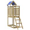 vidaXL Spielturm Braun Massives impr&auml;gniertes Holz