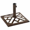 vidaXL Sonnenschirmst&auml;nder Bronzen 44x44x31 cm Gusseisen