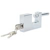 vidaXL Vorh&auml;ngeschloss 6 pcs Silber 7,8 x 2 x 5 cm Eisen
