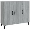 vidaXL Sideboard Grau Sonoma 90x34x80 cm Holzwerkstoff