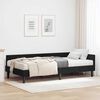 vidaXL Eckbettgestell mit Matratze Sonstiges 2 pcs Schwarz Samt