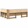 vidaXL Aufbewahrungskopfteil Artisan-Eiche 150 cm Holzwerkstoff