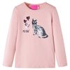 Kinder-Langarmshirt Hellrosa 104