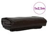 vidaXL Plane 650g / m&sup2; Braun 1 x 2,5 m Canvas mit PVC-Beschichtung