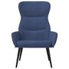 vidaXL Relaxsessel Blau Stoff