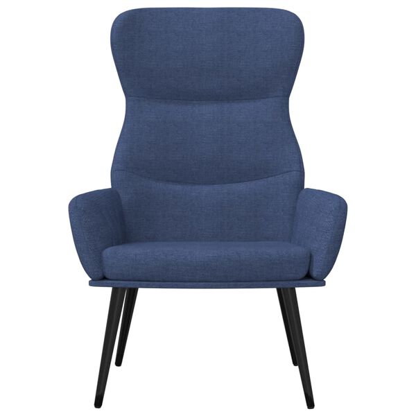 vidaXL Relaxsessel Blau Stoff