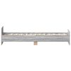 vidaXL Bettgestell Grau Sonoma 90x200 cm Holzwerkstoff