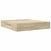 vidaXL Bettgestell ohne Matratze Sonoma-Eiche 180x200 cm Holzwerkstoff