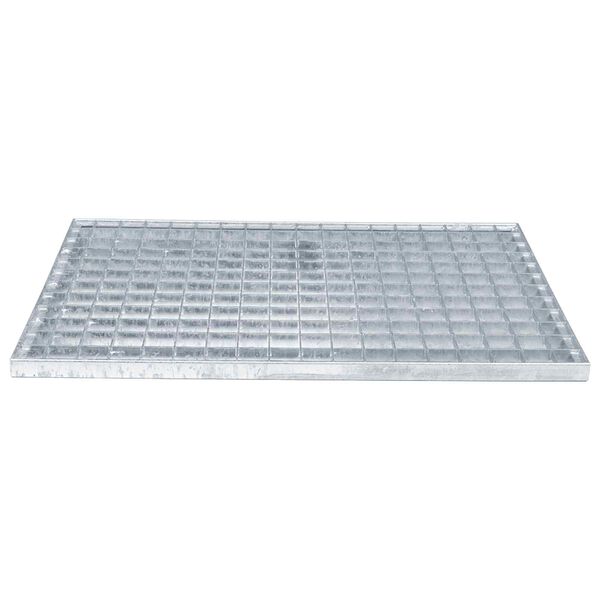 vidaXL Gitter Silber 60 x 40 x 2 cm Feuerverzinkter Stahl