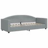 vidaXL Tagesbett Ausziehbar mit Schubladen Hellgrau 80x200 cm Stoff