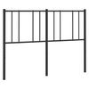 vidaXL Kopfteil Metall Schwarz 160 cm