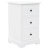 vidaXL Nachtschrank MDF und Kiefernholz 35x32x59 cm