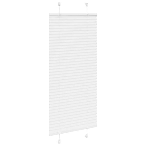 vidaXL Plissee Wei&szlig; 60x100 cm Stoffbreite 59,4 cm Polyester