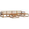 vidaXL Outdoor-Sofagarnitur 6 pcs Natur Massivholz Akazie