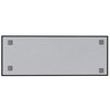 vidaXL Magnettafel Wandmontage Schwarz 80x30 cm Hartglas