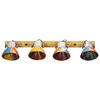 vidaXL Wandleuchte Industrie-Stil Mehrfarbig 90x25 cm E27