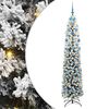 vidaXL Künstlicher Weihnachtsbaum mit 300 LEDs mit Ständer Grün 210 cm