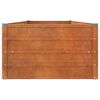 vidaXL Hochbeet Rostig 240x80x45 cm Cortenstahl
