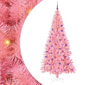 vidaXL Weihnachtsbaum Rosa 180 cm PVC