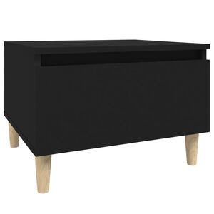 vidaXL Beistelltisch Schwarz 50x46x35 cm Holzwerkstoff