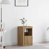 vidaXL LED-Sideboard Artisan-Eiche 41 x 37 x 67 cm Holzwerkstoff