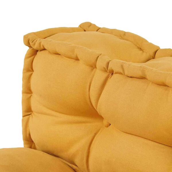 vidaXL Pallet Sofa Kissen Gelb Stoff