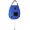 vidaXL Camping-Duschtasche Blau 20 L PVC