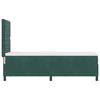 vidaXL Boxspringbett mit Matratze Dunkelgr&uuml;n 80 x 200 cm Stoff