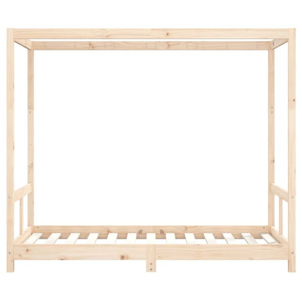 vidaXL Kinderbett 80x160 cm Massivholz Kiefer