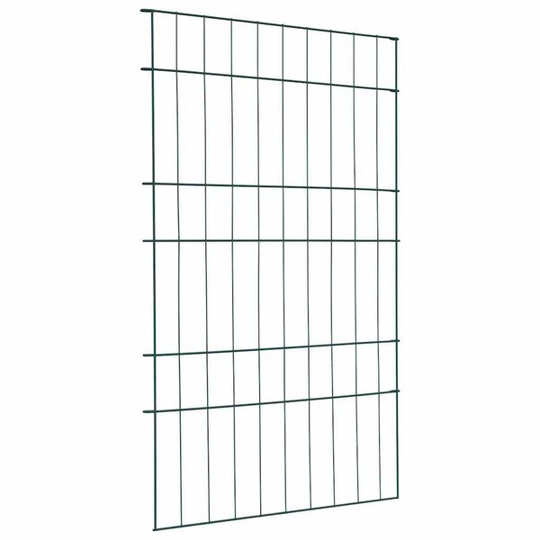 vidaXL Teichzaun Set 8 pcs Gr&uuml;n 50 x 80 cm Stahl