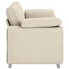 vidaXL Sofa Beige 180 x 80 x 82 cm Leinenmischgewebe