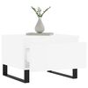 vidaXL Couchtische 2 Stk. Wei&szlig; 50x46x35 cm Holzwerkstoff