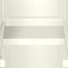 vidaXL Kunststoffschrank 40x43x125 cm Holzdesign Vanilleeis