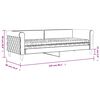 vidaXL Tagesbett mit Matratze Rosa 80x200 cm Samt