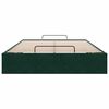 vidaXL Ottoman-Bett ohne Matratze Dunkelgr&uuml;n 120x190 cm Samt