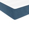vidaXL Taschenfederkernmatratze Mittel Dunkelblau 80x220x20 cm Samt