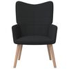 vidaXL Relaxsessel Schwarz Stoff