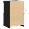 vidaXL LED-Sideboard Schwarz Eichen-Optik 41 x 37 x 67 cm