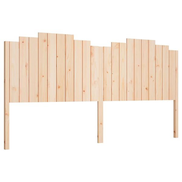 vidaXL Kopfteil 206x4x110 cm Massivholz Kiefer
