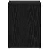 vidaXL Nachttisch 2 pcs Schwarz Eichen-Optik 40 x 30 x 40 cm