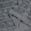 vidaXL &Uuml;berwurfdecke Dunkelgrau 150 x 130 cm Fleece